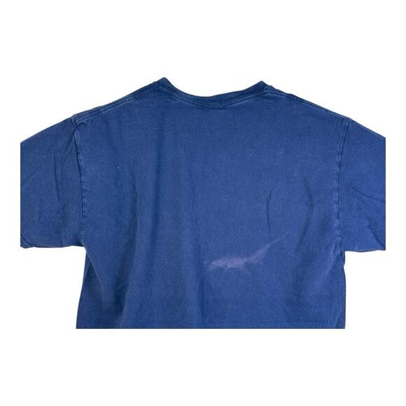 Thrasher Magazine BLACK ICE LOGO Skateboard T Shirt NAVY Size Large - Picture 5 of 11